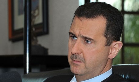الأسد يقول إن احتمال العدوان العسكري على سورية ما زال قائماً الأسد يقول إن احتمال العدوان العسكري على سورية ما زال قائماً