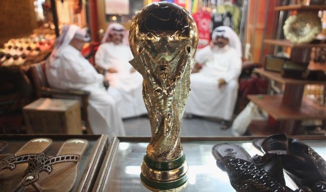 دعت منظمات دولية قطر إلى تغيير سياستها تجاه العمال الأجانب الذين يعملون في المشاريع التحضيرية للمونديال دعت منظمات دولية قطر إلى تغيير سياستها تجاه العمال الأجانب الذين يعملون في المشاريع التحضيرية للمونديال