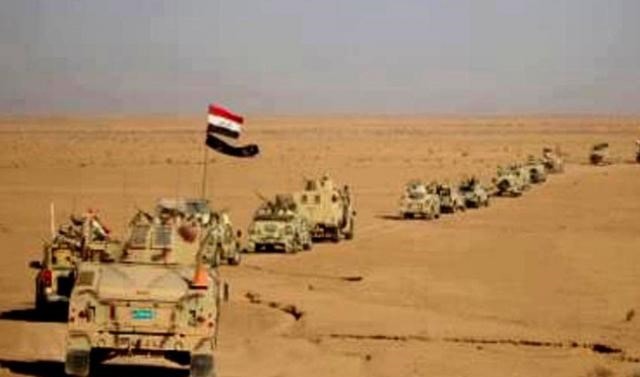 الجيش العراقي يبدأ هجوماً واسعاً في الأنبار الجيش العراقي يبدأ هجوماً واسعاً في الأنبار