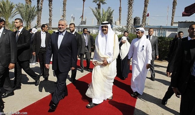 هنية يشكر أمير قطر تميم بن حمد على دعم الشعب الفلسطيني هنية يشكر أمير قطر تميم بن حمد على دعم الشعب الفلسطيني