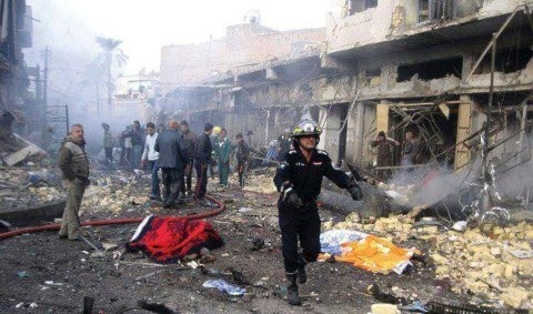 تفجيرات انتحارية تضرب وسط بغداد وضواحيها تفجيرات انتحارية تضرب وسط بغداد وضواحيها