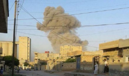 "داعش" يفجر مقامين دينيين في مدينة تدمر الأثرية "داعش" يفجر مقامين دينيين في مدينة تدمر الأثرية