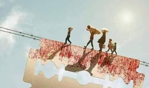 لاجئون لا مهاجرون..أوقفوا الحرب! لاجئون لا مهاجرون..أوقفوا الحرب!