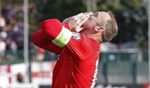 فرحة روني بهدفه فرحة روني بهدفه