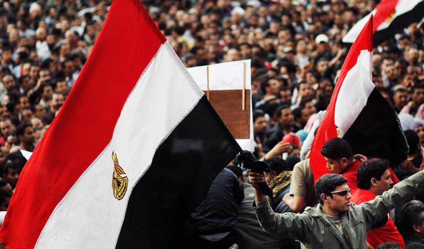 صورة أرشيفية من ثورة يناير في مصر صورة أرشيفية من ثورة يناير في مصر