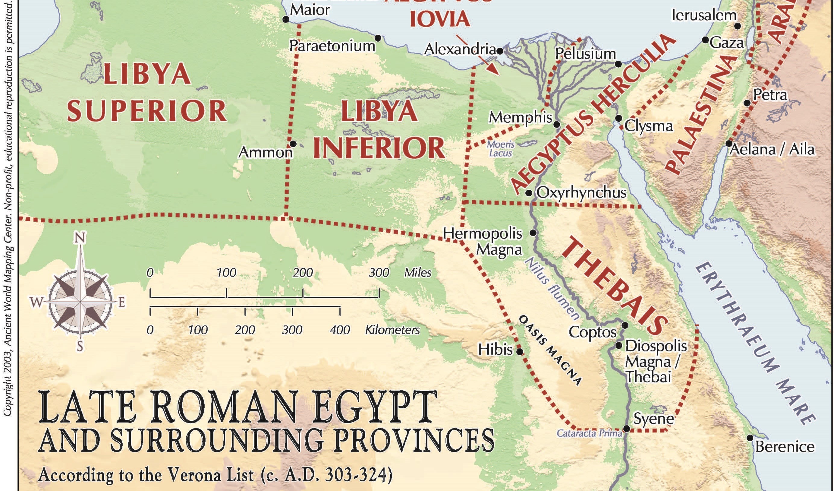 شكل ولايات الإمبراطورية الرومانية بعد ضم مصر. شكل ولايات الإمبراطورية الرومانية بعد ضم مصر.