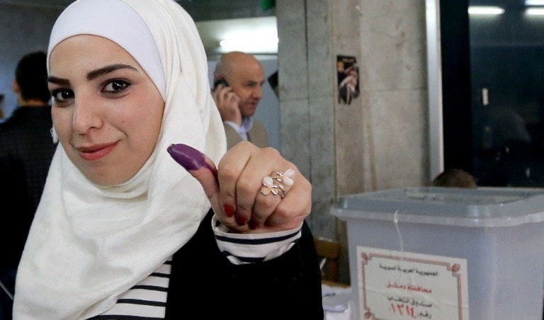 الناخبون يختارون ممثليهم من بين ثلاثة آلاف مرشح (أ ف ب) الناخبون يختارون ممثليهم من بين ثلاثة آلاف مرشح (أ ف ب)