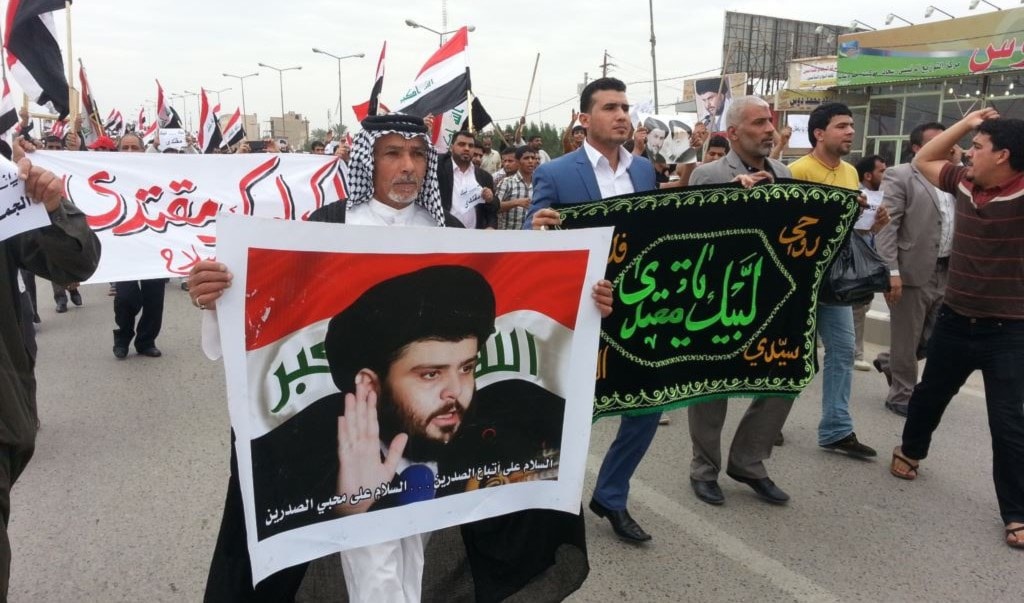 مقتدى الصدر يدعو إلى تظاهرة مليونية يوم الإثنين المقبل للمطالبة بعقد جلسة نيابية. مقتدى الصدر يدعو إلى تظاهرة مليونية يوم الإثنين المقبل للمطالبة بعقد جلسة نيابية.