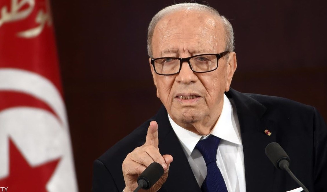 الرئيس التونسي الباجي قايد السبسي يعلن تأييده لتدخل عسكري ضد تنظيم داعش في ليبيا الرئيس التونسي الباجي قايد السبسي يعلن تأييده لتدخل عسكري ضد تنظيم داعش في ليبيا