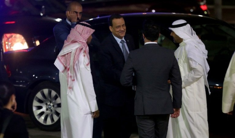 المبعوث الأممي كان أعرب عن تفاؤله بالمحادثات (أ ف ب) المبعوث الأممي كان أعرب عن تفاؤله بالمحادثات (أ ف ب)