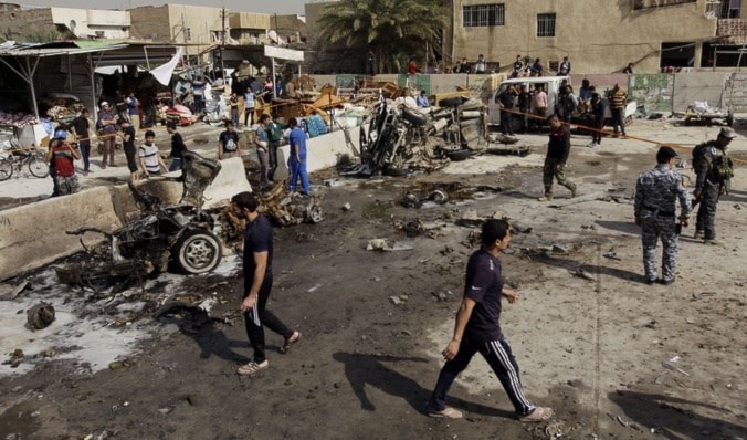 التفجيران نفذا بواسطة سيارتين انتحاريتين ( أرشيف) التفجيران نفذا بواسطة سيارتين انتحاريتين ( أرشيف)