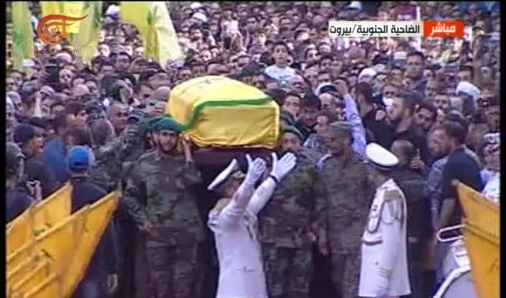 تشييع الشهيد مصطفى بدرالدين تشييع الشهيد مصطفى بدرالدين