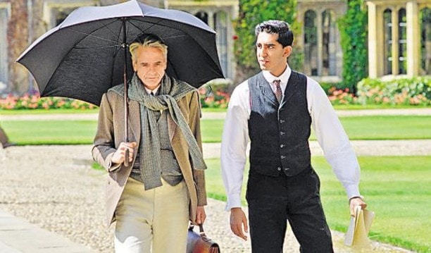 رامانوجان مع استاذه الانكليزي جيريمي آيرونز في فيلم The man who knew infinity رامانوجان مع استاذه الانكليزي جيريمي آيرونز في فيلم The man who knew infinity