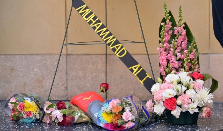 توفي الأسطورة محمد علي كلاي عن 74 عاماً (أ ف ب) توفي الأسطورة محمد علي كلاي عن 74 عاماً (أ ف ب)