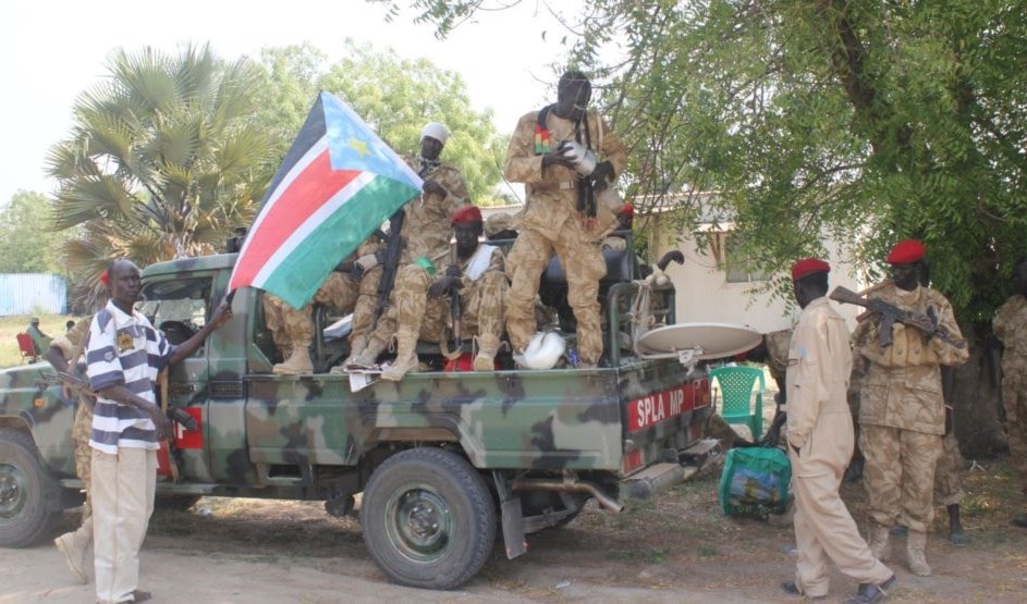 عناصر تابعة لجيش جنوب السودان (صورة أرشيفية) عناصر تابعة لجيش جنوب السودان (صورة أرشيفية)