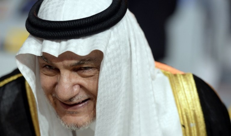الفيصل أكد أنه يريد إسقاط النظام في إيران (أ ف ب) الفيصل أكد أنه يريد إسقاط النظام في إيران (أ ف ب)