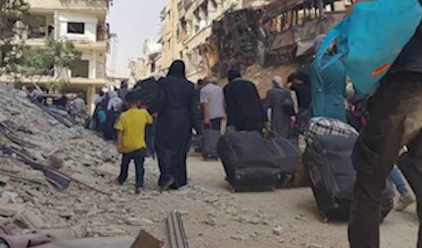 انتهت عملية الخروج من المعضمية في ريف دمشق. انتهت عملية الخروج من المعضمية في ريف دمشق.