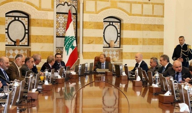 جلسة مجلس الوزراء اللبنانية جلسة مجلس الوزراء اللبنانية