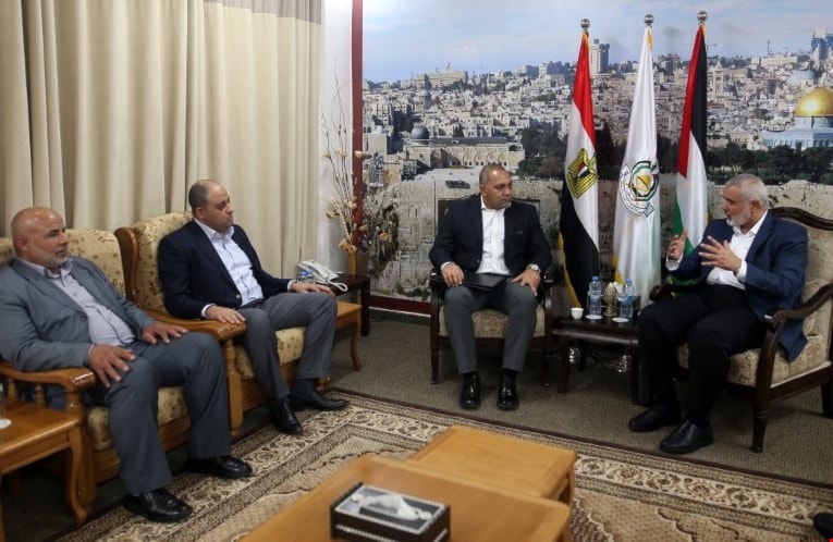 زيارة الوفد المصري تأتي في إطار استكمال ملف المصالحة الفلسطينية (أ ف ب) زيارة الوفد المصري تأتي في إطار استكمال ملف المصالحة الفلسطينية (أ ف ب)