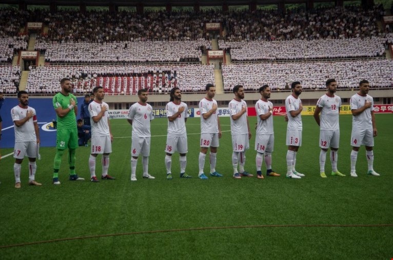 يستضيف منتخب لبنان نظيره الكوري الشمالي اليوم (أ ف ب) يستضيف منتخب لبنان نظيره الكوري الشمالي اليوم (أ ف ب)