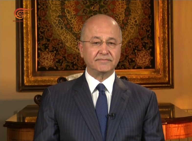 صالح أكد أنه يجب على الجميع التجاوب مع مبادرة المرجعية الدينية في العراق صالح أكد أنه يجب على الجميع التجاوب مع مبادرة المرجعية الدينية في العراق