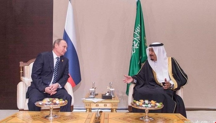 الملك السعودي يعبر عن رغبته بتطوير علاقات المملكة مع روسيا الملك السعودي يعبر عن رغبته بتطوير علاقات المملكة مع روسيا