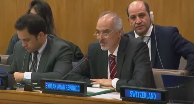 الجعفري: آل سعود وداعميه يعيشون حالة من الهيستيريا والعجز السياسي لانهزام مخططهم في سوريا الجعفري: آل سعود وداعميه يعيشون حالة من الهيستيريا والعجز السياسي لانهزام مخططهم في سوريا