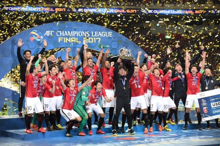 من تتويج أوراوا الياباني باللقب (أ ف ب) من تتويج أوراوا الياباني باللقب (أ ف ب)