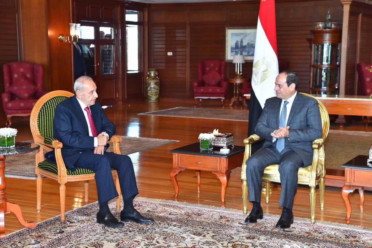 لقاء بري والسيسي تطرق لعدد من القضايا والملفات ذات الاهتمام المشترك لقاء بري والسيسي تطرق لعدد من القضايا والملفات ذات الاهتمام المشترك