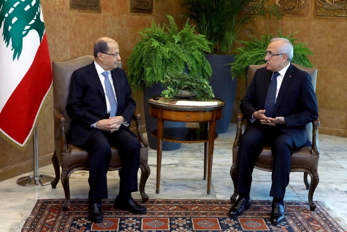 الرئيس عون استقبل رئيس الجمهورية السابق العماد ميشال سليمان الرئيس عون استقبل رئيس الجمهورية السابق العماد ميشال سليمان