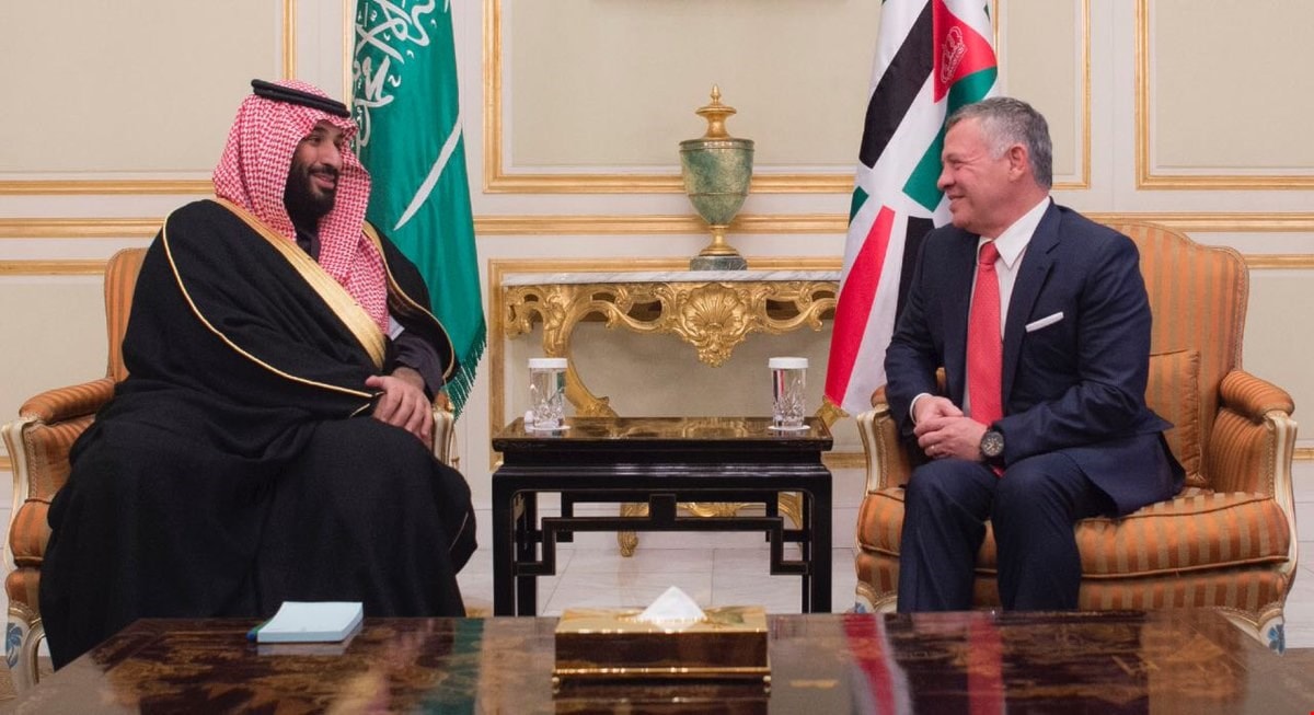 بن سلمان بحث مع الملك الأردني التطورات على الساحتين الإقليمية والدولية بن سلمان بحث مع الملك الأردني التطورات على الساحتين الإقليمية والدولية