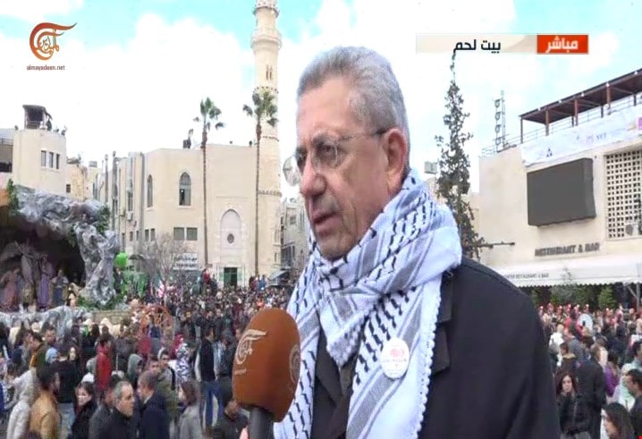البرغوثي للميادين: سننتصر كما انتصر المسيح "الفلسطيني الاول" البرغوثي للميادين: سننتصر كما انتصر المسيح "الفلسطيني الاول"