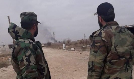 الجيش السوري أصبح على بعد عدة مئات من الأمتار من مدينة الباب شرق حلب الجيش السوري أصبح على بعد عدة مئات من الأمتار من مدينة الباب شرق حلب