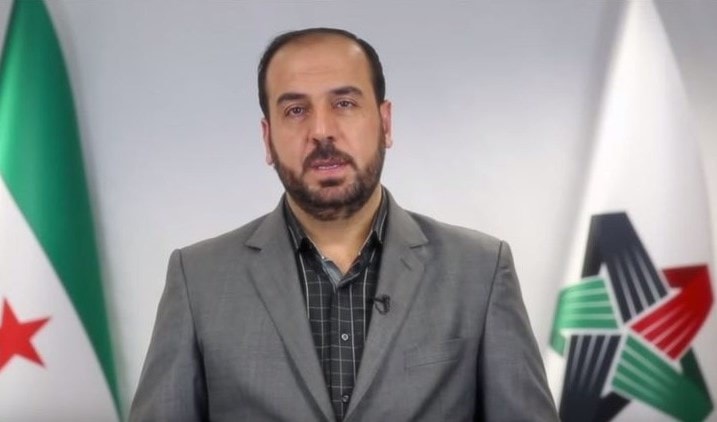يتكوّن الوفد من 20 شخصاً برئاسة الأمين العام السابق للائتلاف نصر الحريري، وأليس مفرج نائبة له يتكوّن الوفد من 20 شخصاً برئاسة الأمين العام السابق للائتلاف نصر الحريري، وأليس مفرج نائبة له