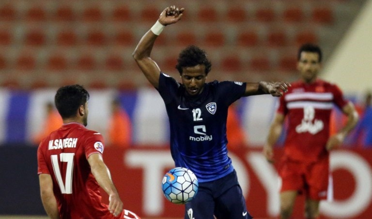 الهلال أدرك التعادل في الدقيقة 82 (أ ف ب) الهلال أدرك التعادل في الدقيقة 82 (أ ف ب)