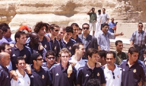 من زيارة ريال مدريد في 2001 من زيارة ريال مدريد في 2001