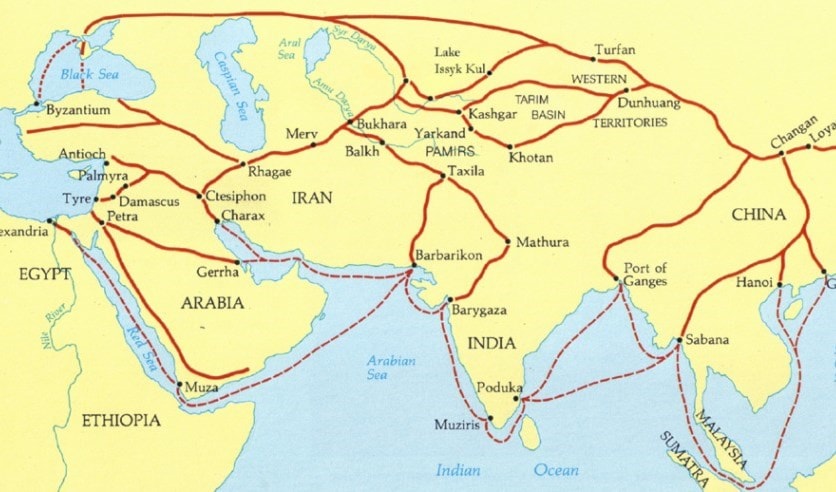خارطة طريق الحرير خارطة طريق الحرير