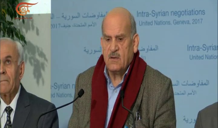 رئيس وفد منصة موسكو إلى جنيف حمزة منذر رئيس وفد منصة موسكو إلى جنيف حمزة منذر