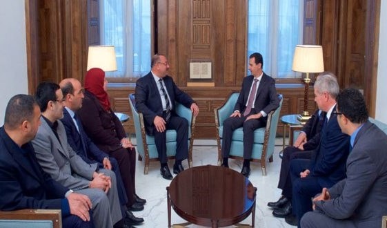 الأسد لوفد تونسي: الإرهاب يحاول ضرب الهوية العربية وبثّ الفكر المتطرف الأسد لوفد تونسي: الإرهاب يحاول ضرب الهوية العربية وبثّ الفكر المتطرف