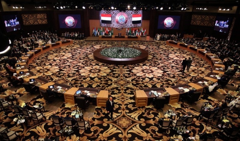 القمة العربية في دورتها ألـ28 في عمّان ( أ ف ب ) القمة العربية في دورتها ألـ28 في عمّان ( أ ف ب )