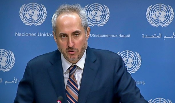 دوجاريك يعرب عن "خيبة الأمل والقلق" تجاه الإعلان عن الكتل الاستيطانية الجديدة دوجاريك يعرب عن "خيبة الأمل والقلق" تجاه الإعلان عن الكتل الاستيطانية الجديدة