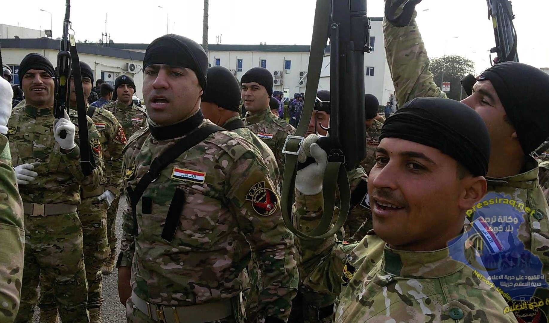 حققت قوات الشرطة الاتحادية والرد السريع إنجازاً كبيراً في محور "شمال حمام العليل" حققت قوات الشرطة الاتحادية والرد السريع إنجازاً كبيراً في محور "شمال حمام العليل"