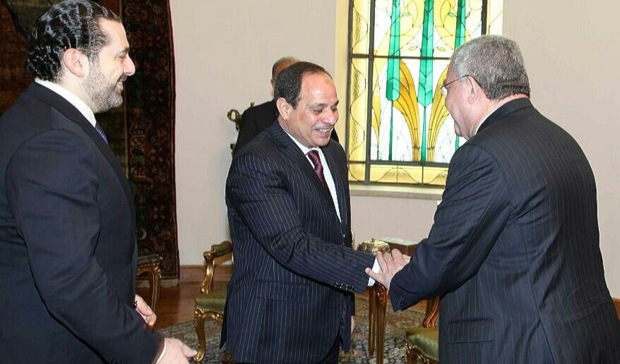 من زيارة رئيس الحكومة اللبنانية سعد الحريري والوزير نهاد المشنوق إلى مصر من زيارة رئيس الحكومة اللبنانية سعد الحريري والوزير نهاد المشنوق إلى مصر