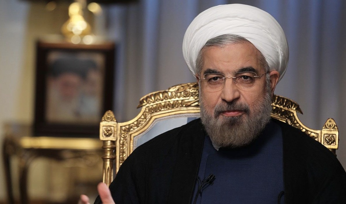روحاني يدعو دول العالم إلى رفض السياسات التي لا تعود إلاّ بالدمار والخطر على المنطقة والعالم روحاني يدعو دول العالم إلى رفض السياسات التي لا تعود إلاّ بالدمار والخطر على المنطقة والعالم