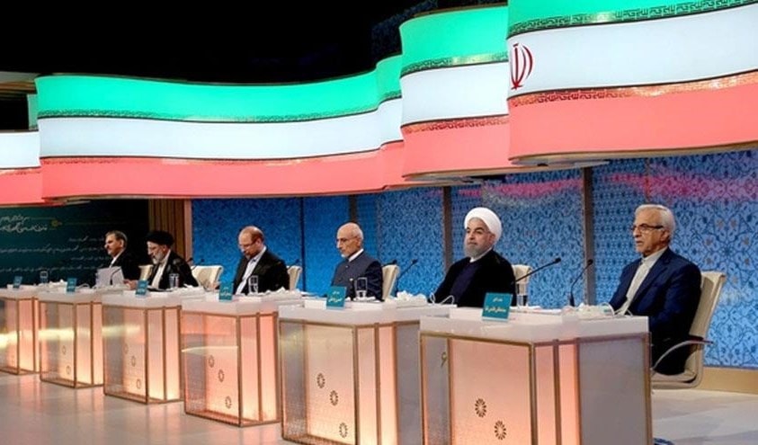 المناظرة التلفزيونية الثالثة والأخيرة بين المرشحين الستة لشغل المنصب الرئاسي المناظرة التلفزيونية الثالثة والأخيرة بين المرشحين الستة لشغل المنصب الرئاسي