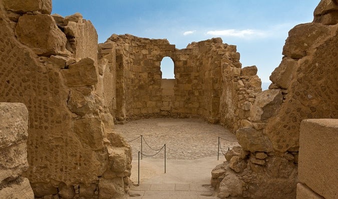 داخل قلعة مسادا داخل قلعة مسادا