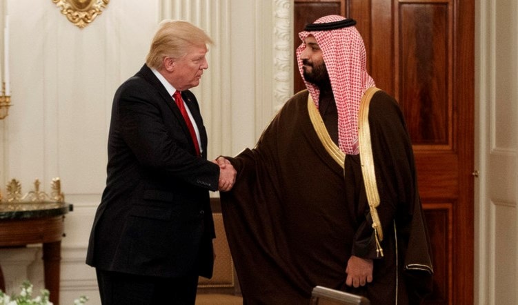 ترامب سبق أن التقى بن سلمان في البيت الأبيض ترامب سبق أن التقى بن سلمان في البيت الأبيض