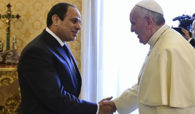 يزور قداسة بابا الفاتيكان البابا فرنسيس مصر ، في ظروف دولية بالغة الصعوبة يزور قداسة بابا الفاتيكان البابا فرنسيس مصر ، في ظروف دولية بالغة الصعوبة