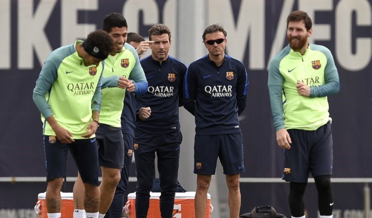 برشلونة يصب كل تركيزه على "الليغا" بعد الخروج من دوري الأبطال (أ ف ب) برشلونة يصب كل تركيزه على "الليغا" بعد الخروج من دوري الأبطال (أ ف ب)