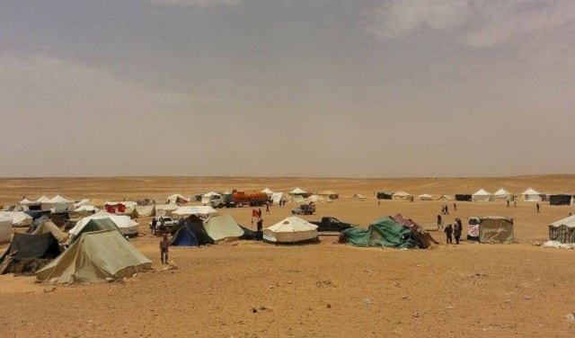 صورة من اعتصام الكامور صورة من اعتصام الكامور